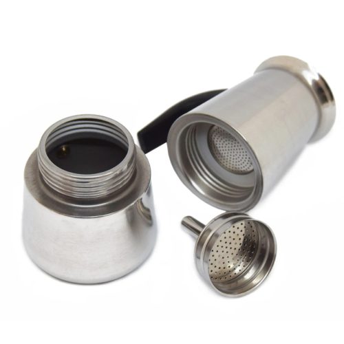 Kávéfőző rozsdamentes 2 személyes KPS-200