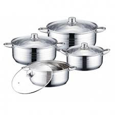 Edénykészlet 8 részes inox BM-3012