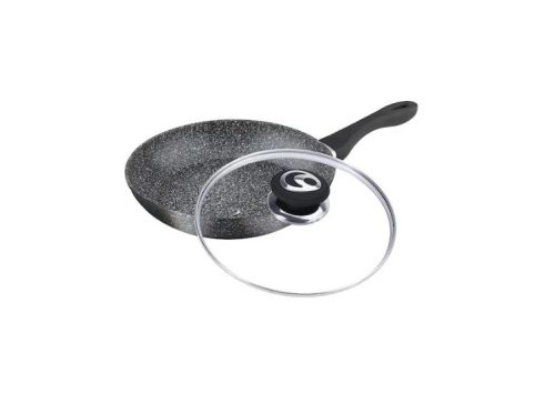 Serpenyő fedővel gránit bevonat 20cm BM-7751-20