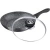 Serpenyő fedővel gránit bevonat 20cm BM-7751-20
