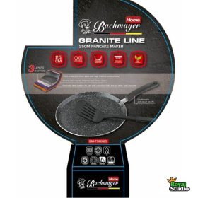   Palacsintasütő fordítólapáttal gránit bevonat 22cm BM-7580-22