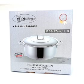 Fazék fém fedővel 19,5L BM-1055