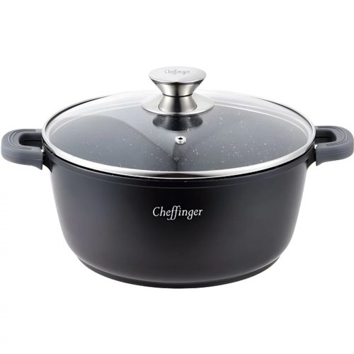 Lábas üveg fedővel gránit bevonat 40cm CF-DC40