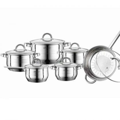 Edénykészlet 12 részes inox BM-1212