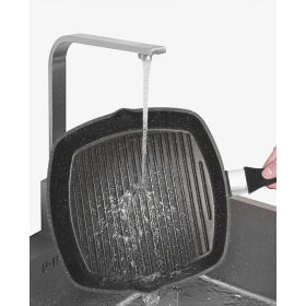 Grill serpenyő üveg fedővel tapadásmentes CF-GP28