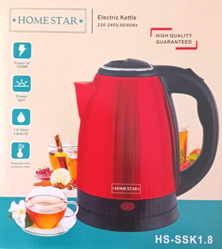 Vízforraló 1,8L piros SSK 1.8