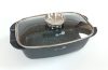 Kacsasütő tál üveg fedővel 32cm BM-7824-32