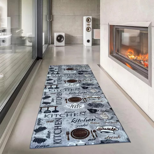 Konyhai szőnyeg csúszásgátlós 60x180cm Kitchen time 38910