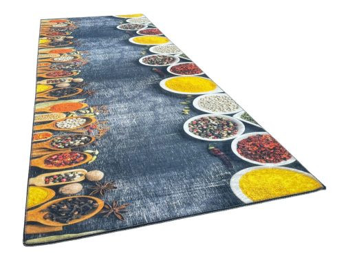 Konyhai szőnyeg csúszásgátlós 60x180cm Fűszeres 40580