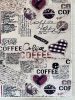 Konyhai szőnyeg csúszásgátlós 60x180cm Coffee Sziv 29080
