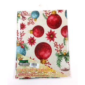 Asztalközép karácsonyi mintával Happy Home 66x66cm