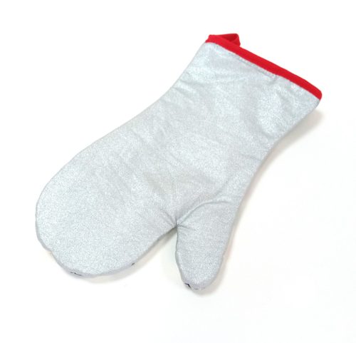 Konyhai teflonos kesztyű, edényfogó karácsonyi mintával Happy Home