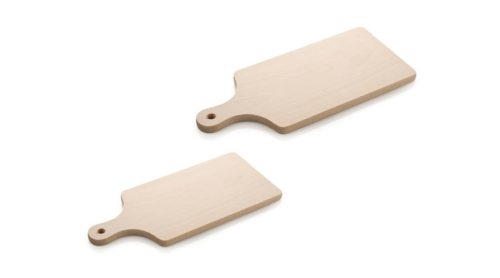 Fa vágódeszka nyeles 12cm Happy Cooking RS-1071 (009)