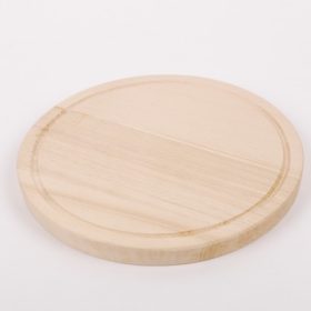 Fa vágódeszka kerek kicsi 20cm Happy Cooking RS-1076 (014)