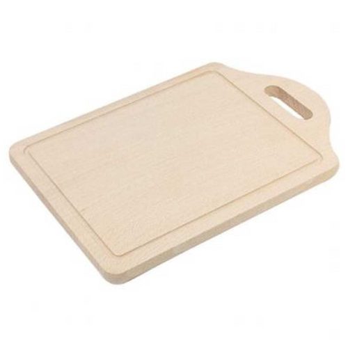 Fa vágódeszka füles 38x23cm Happy Cooking RS-1081 (192)