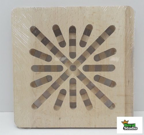 Fa edényalátét kerek/szögletes Happy Cooking RS-1087 (077)