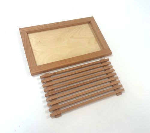 Kenyérvágó deszka morzsatálcával Happy Cooking RS-1436